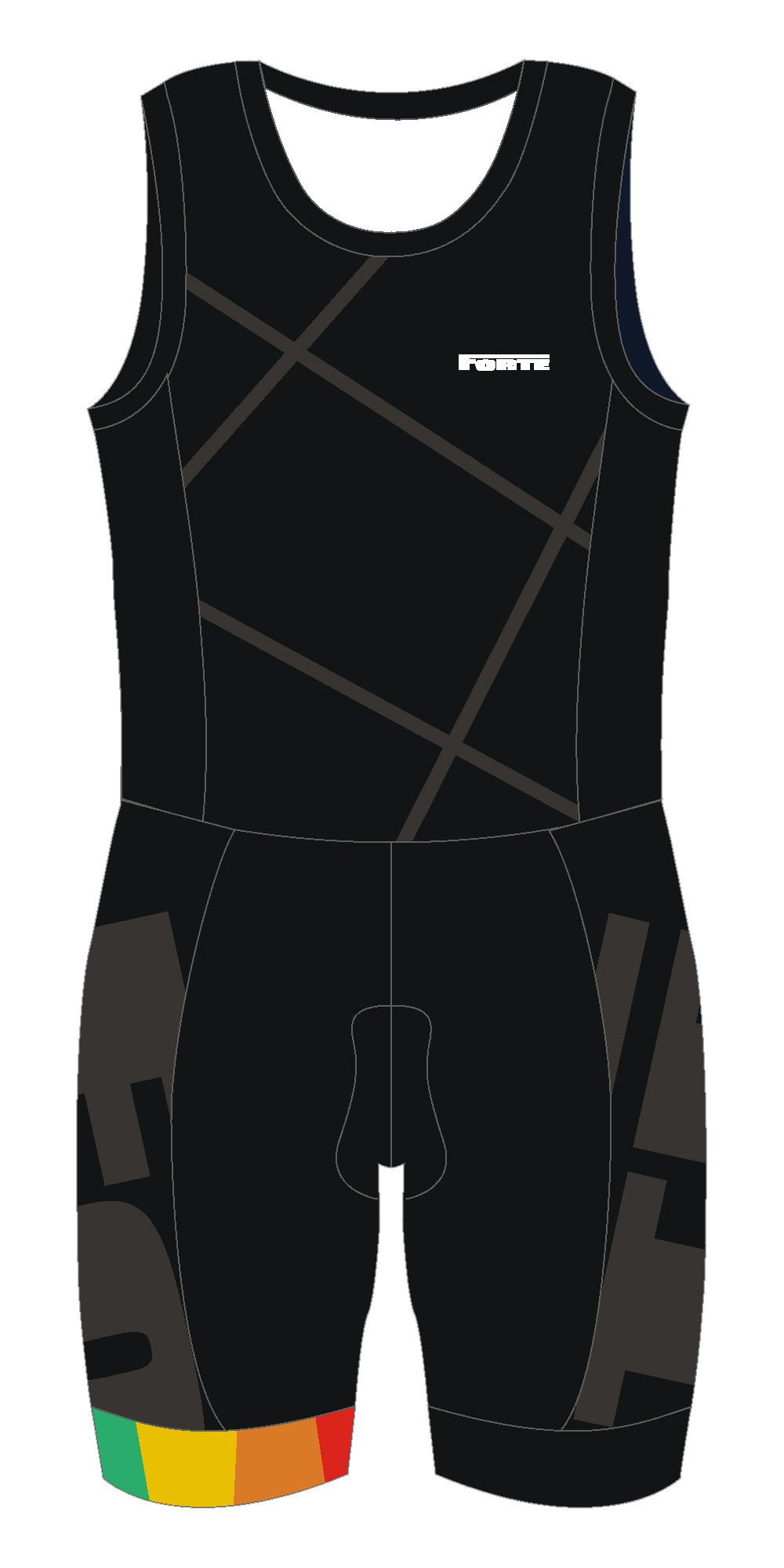 Triathlonpak zonder mouwen Classic