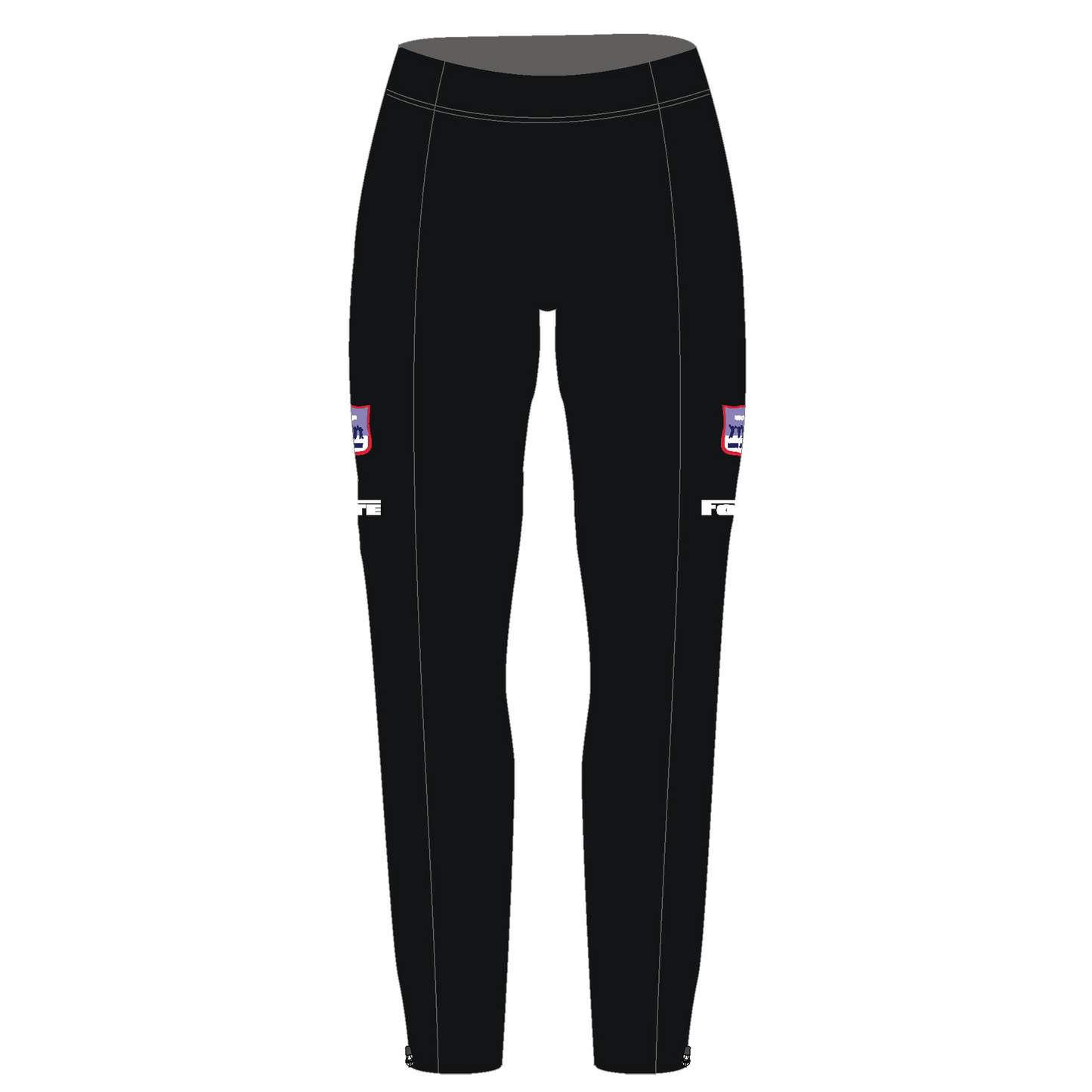 Thermo ritsbroek IJsclub Kees Jongert – warme sportbroek met lange ritsen, ideaal voor schaats- en wintertrainingen