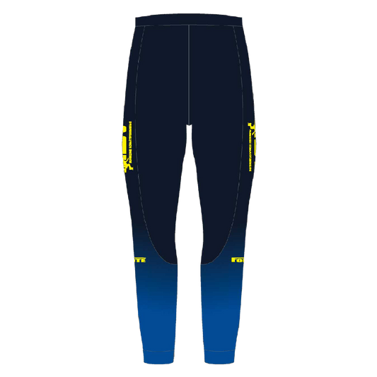 NSV thermo taille voor shorttrack – warme en elastische schaatsbroek van de Nijmeegse Schaatsvereniging, ideaal voor intensieve shorttracktrainingen - foto achter