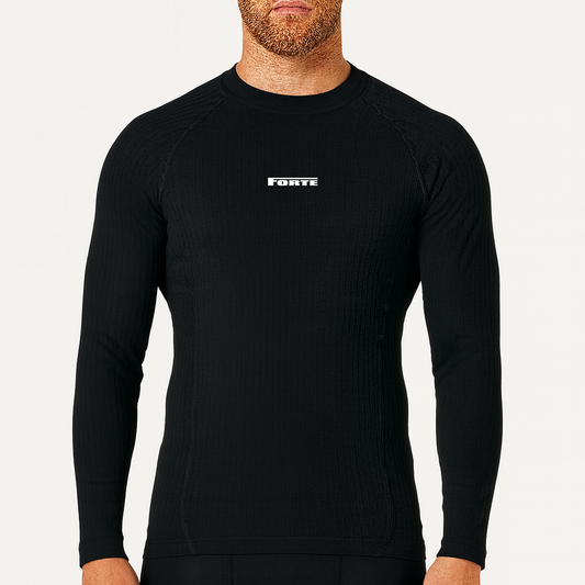 heren thermal longsleeve ondershirt thermoshirt voor sporten zoals schaatsen wielrennen voetbal en hardlopen