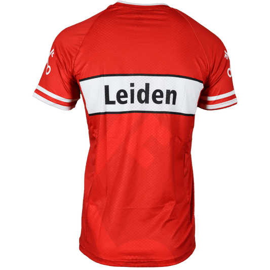 gemeente leiden sportshirt, sportkleding voor hardlopen achterkant shirt