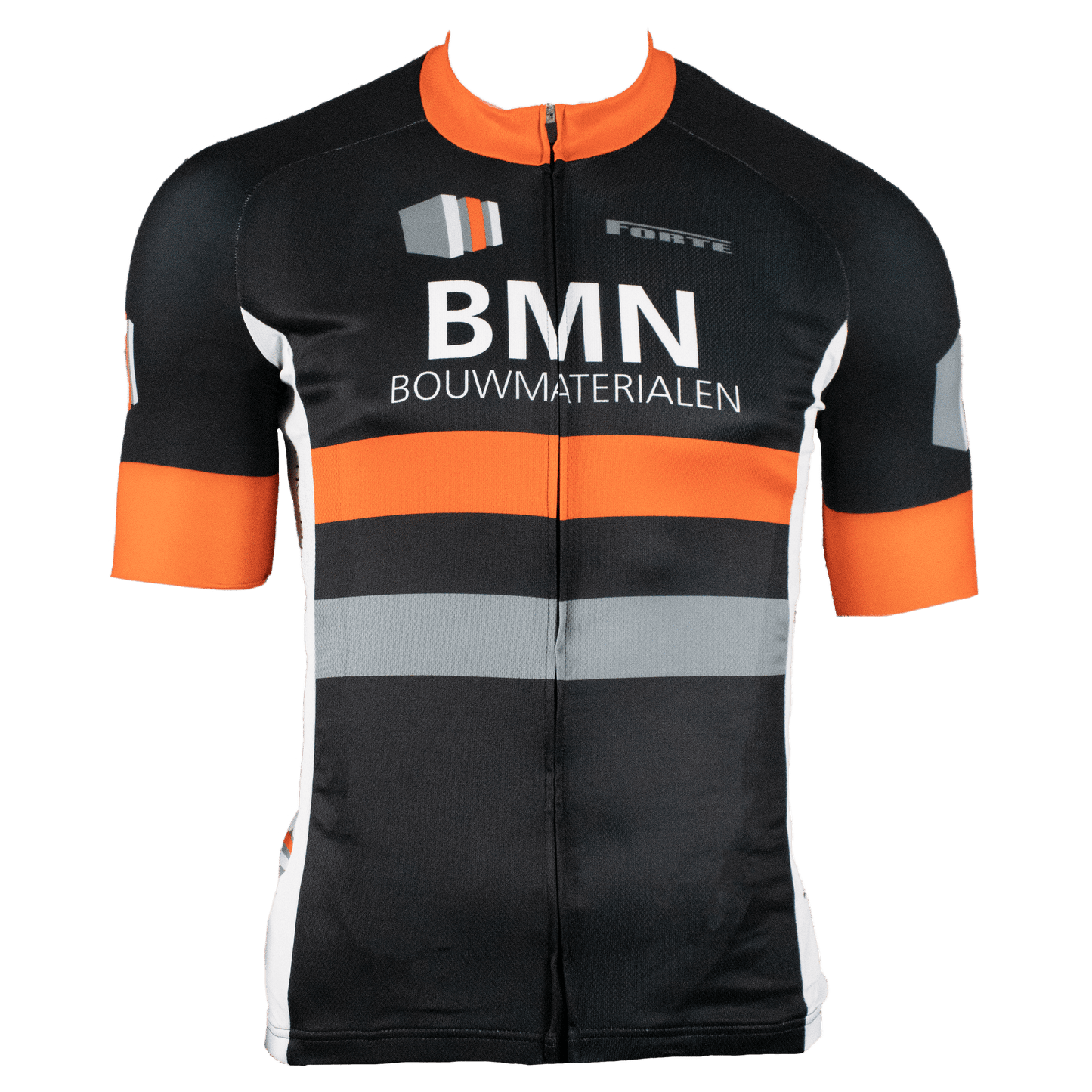Wielershirt BMN Bouwmaterialen – ademend en strak wielershirt met BMN-logo, ideaal voor zomerse ritten en teamtochten