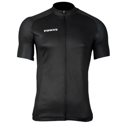 Wielershirt pro Forte sportswear webshop collectie, wielerkleding wielrenshirt met achterzak en rits
