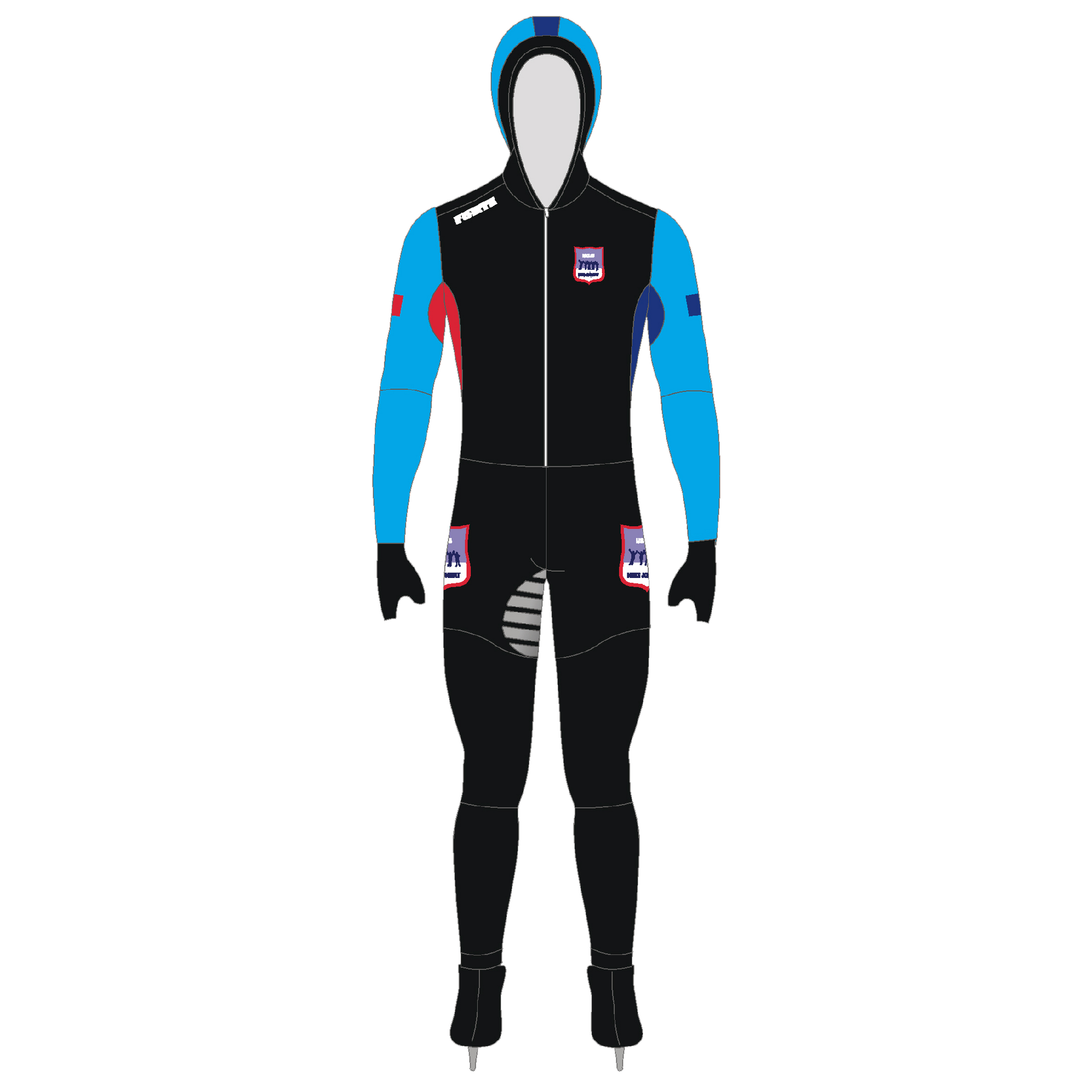Powerstretch suit IJsclub Kees Jongert – high-performance schaatspak van uitmuntende kwaliteit voor ultiem comfort en flexibiliteit tijdens intensieve trainingen en wedstrijden