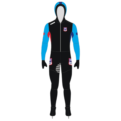 Powerstretch suit IJsclub Kees Jongert – high-performance schaatspak van uitmuntende kwaliteit voor ultiem comfort en flexibiliteit tijdens intensieve trainingen en wedstrijden