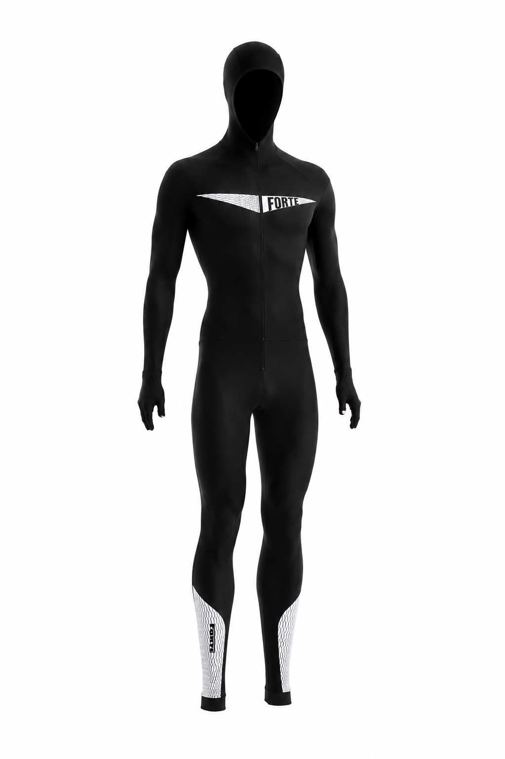 Professioneel lycra schaatspak met cap – aerodynamisch unisex schaatspak voor snelheid en comfort op het ijs