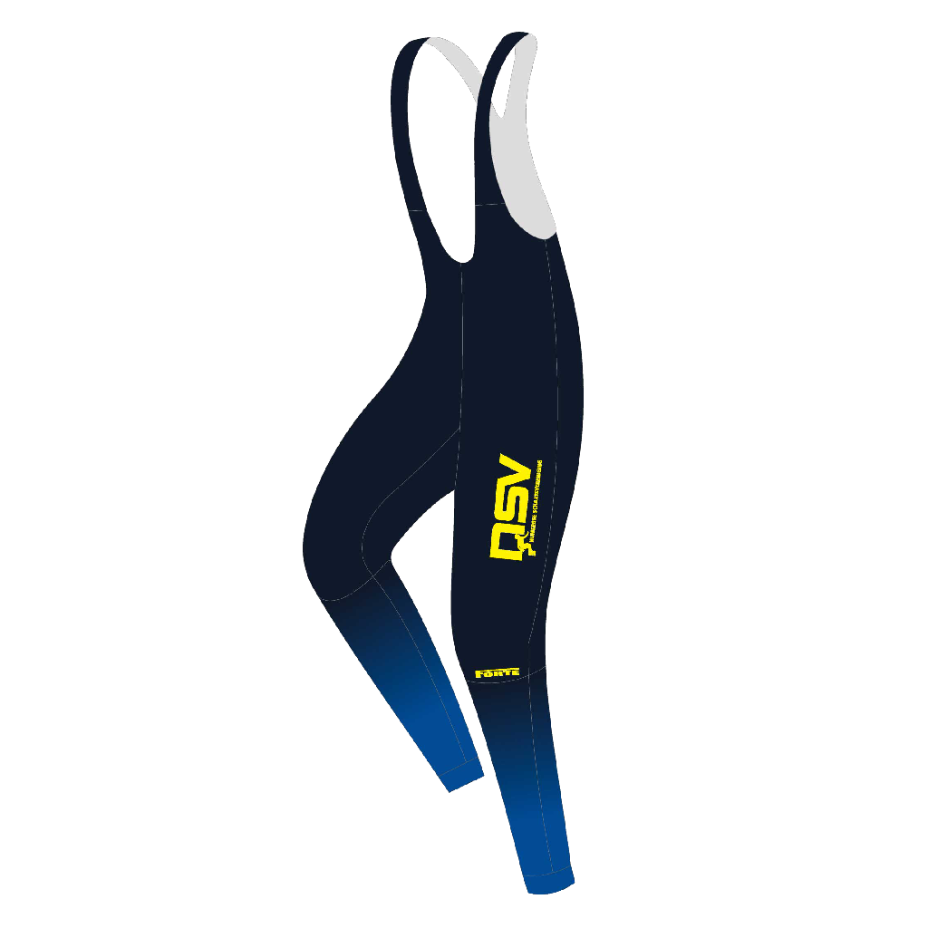 NSV thermo salopette voor kinderen – comfortabele en isolerende shorttrackbroek met bretels van de Nijmeegse Schaatsvereniging, ontworpen voor jonge schaatsers die trainen in koude omstandigheden - achterkant