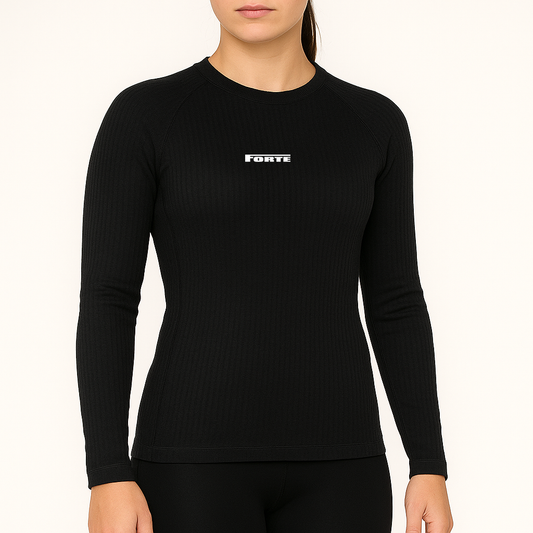 thermal longsleeve ondershirt voor dames sporters warme onderkleding