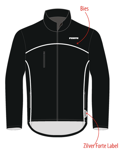 Softshell Jas met Kleur Hoogwaardige Stof