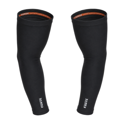 Armwarmers wielrennen - zwart met siliconen gripper - armstukken thermal