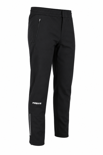 softshellbroek heren zwart outdoor