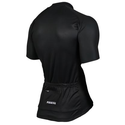 Wielershirt pro Forte sportswear webshop collectie, wielerkleding wielrenshirt met achterzak en rits, foto achterkant